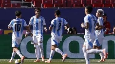 Gran triunfo de la Seleccion Nacional contra Mexico: paso a cuartos de final la sub 20 de Diego Placente