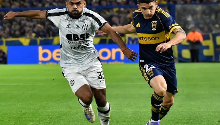Boca no pudo mantener la ventaja de dos goles y empató ante Central Córdoba en La Bombonera