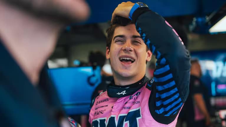 Franco Colapinto mostró cómo se maneja en el circuito del GP de España en el simulador de Alpine: “Es uno de mis favoritos”