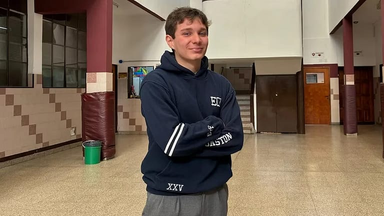 Un joven de Lanús quedó seleccionado entre los 10 mejores estudiantes del mundo
